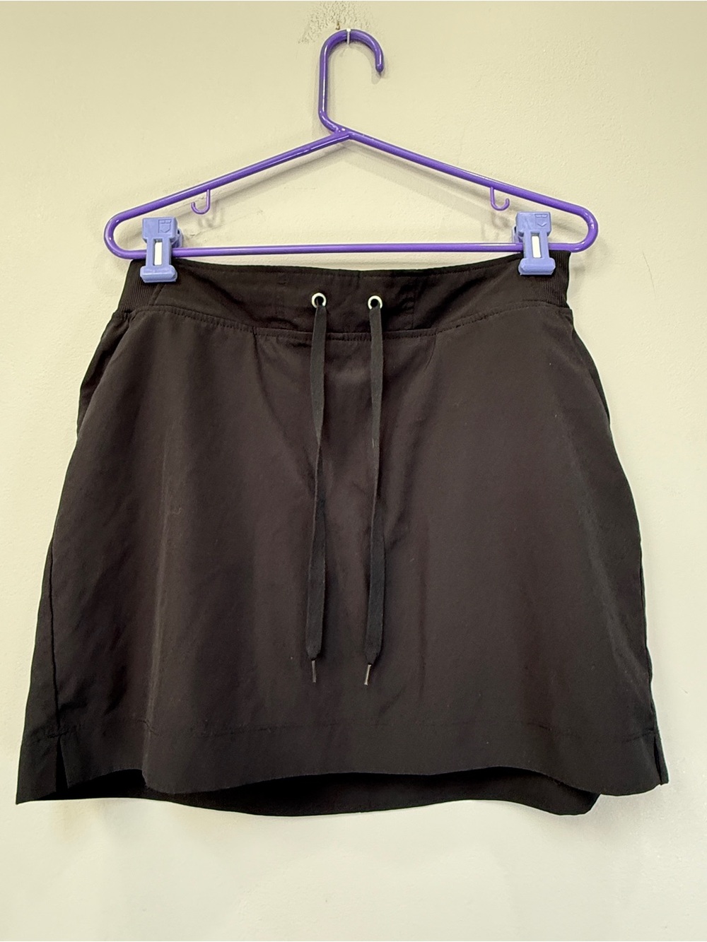RBX Black Drawstring Mini Skirt